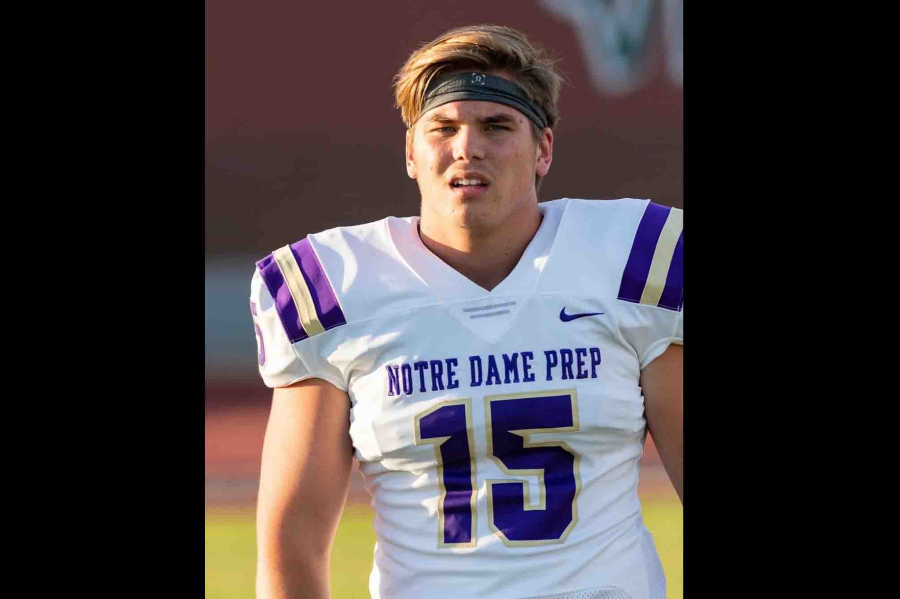 Notre Dame Prep junior tight end J.D. Roberts